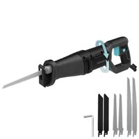cecotec sierra de sable longflex 710 pro de 710w cambio de cuchilla rapido cortes profundos 115mm y eficientes