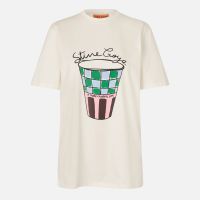 stine goya coffee cup exclusive cotton-jersey t-shirt - xs