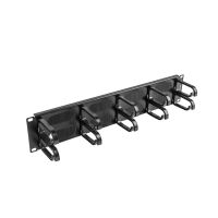 panel gestion cables lanberg ak-1204-b 2u 19 10 asas negro metal plastico ral9004
