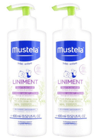 mustela linimento higiene zona del panal 2x400 ml