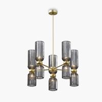 lampara colgante antic 10 luces