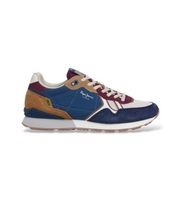 pepe jeans para hombre pms400029 zapatillas brit back marino 43 plano cordones casual