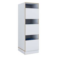armario para ropa blanca rislo con 3 compartimentos y puertas