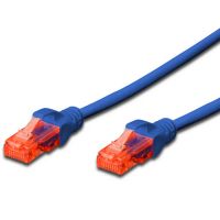 cable de red utp rj45 cat 6e 50cm azul