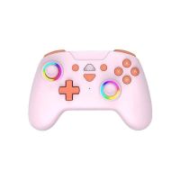 mando inalambrico subsonic candy pink led rgb para nintendo switch
