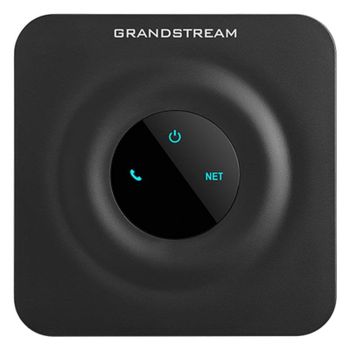 Pasarela Grandstream HT801-V2 Negra, 1 FXS, QoS, hasta 100 Mbit/s