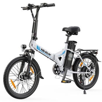 Bicicleta Eléctrica Plegable Varun C20-1 Pro De 20