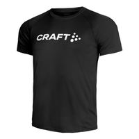 craft core essence logo camiseta de running hombres-negro
