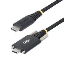 StarTech.com Cable de Carga USB-C de 2m con FijaciÃ³n por Tornillo Lateral - Cable Cargador USB Tipo C - PD EPR 240W 5A - Cable Cargador USB 2.0 de Servicio Pesado - Certificado USB-IF