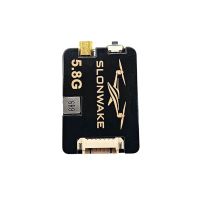 transmisor fpv analogico vtx de 58ghz 12w1200mw 48ch 2005008001200mwmodo pit mmcx 2-6s7-36v 86g 35x235mm par