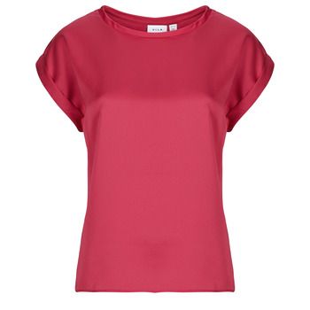 Vila Blusa VIELLETTE S/S SATIN para mujer