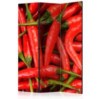 biombo - chili pepper - background 135x172 cm