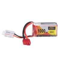 bateria lipo zop power 74v 1000mah 35c 2s con enchufe t deans para drones rc