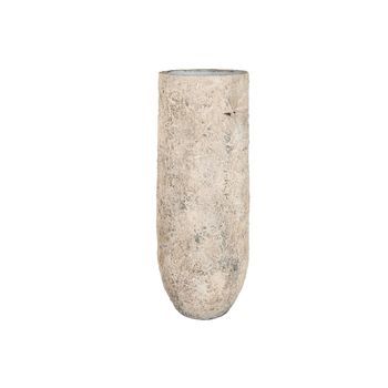 Jarron Terracota 42x42x120 Xxl Hecho A Mano Gris