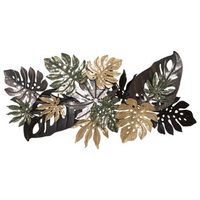 panel decorativo 3d de metal multicolor cm 1331067
