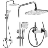 conjunto de ducha rea my1902-77c storm chrome