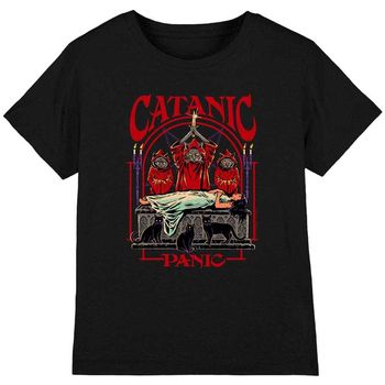 Steven Rhodes Camiseta Catanic Panic para niña