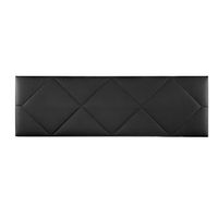 cabecero tapizado  hausbed  spyga 160x50x7  cama 160 polipiel negro