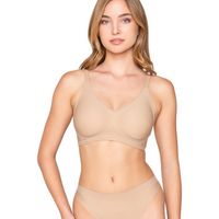 luna splendida sujetador sujetador deportivo con contorno de silicona motion para mujer