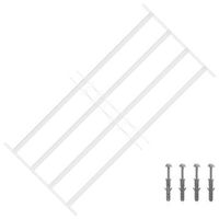 reja de seguridad para ventanas con 4 barras transversales vidaxl