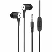 temco auriculares intrauditivos con microfono ea06 negro blanco auriculares de odio silicona con cable auricular estereo extra bass de alta calidad com cable de 12m auriculares para movil play