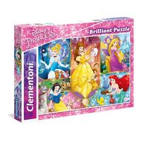 princesas dpuzzle efecto diamante 104pz