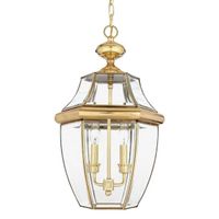 lampara colgante de exterior newbury 2 luces