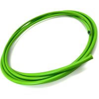 latiguillo de freno aeronautico allegri 10cm para montar trenzado verde