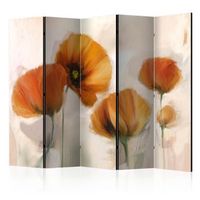 biombo - poppies - vintage ii 225x172 cm