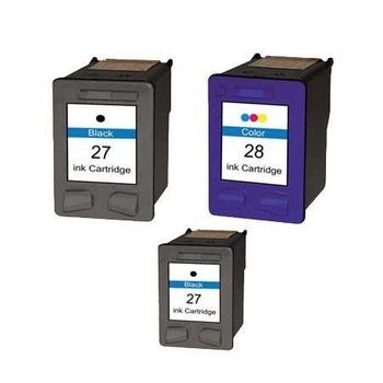 Compatible Multipack HP DeskJet 3650 Printer Ink Cartridges (3 Pack) -C8727AE