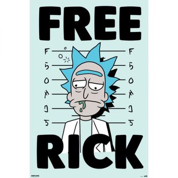 Erik Maxi Póster Rick And Morty Free Rick 91.5x61cm