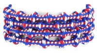 paire de lacets running xtenex original 75cm bleu blanc rouge
