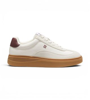 HUGO para mujer. 50569344 Zapatillas Lyzz Tenn blanco (41), Plano, Cordones, Casual