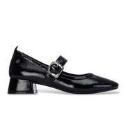 carmela para mujer 16436101-negro bailarinas de piel 164361 negro 37 3 a 5cm hebilla casual clasico charol