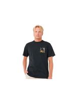 camiseta rip curl aots ty williams coastline tee hombre negro