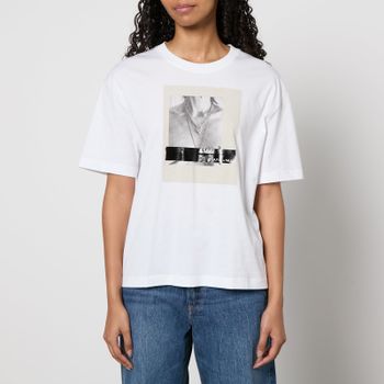 A.P.C. New Haven Logo-Print Cotton-Jersey T-Shirt - XS