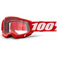 100 accuri 2 goggle red - clear lens