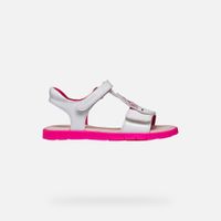 geox sandal joyfoot nina blancofucsia fluor