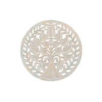decoracion pared mdf 90x2x90 arbol decape blanco