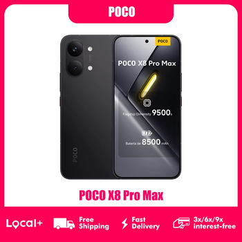Teléfono Inteligente POCO X8 Pro MAX 5G NFC 256GB/512GB con Pantalla AMOLED de 6.83 Pulgadas