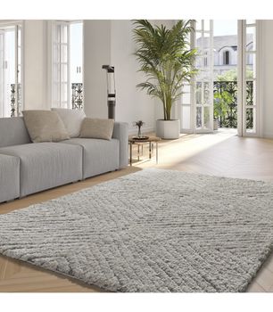Atesa 80365 - Alfombra moderna de pelo largo