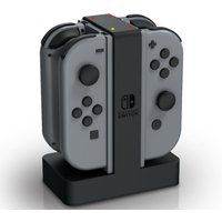 powera nintendo switch joy-con charging station - black  grey black