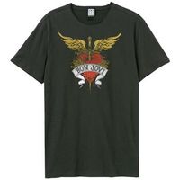 amplified clothing camiseta heart and dagger para mujer