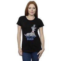 disney camiseta lady and the tramp just like dad para mujer