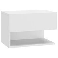 mesita de noche  mesa auxiliar  mesilla de pared blanca