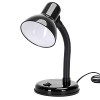 aigostar lampara de escritorio retror flexo escritorio sin bombillar lampara de mesa compatible con led bombillas modelo e27r max 240vr lampara lectura para leerr trabajarr estudiarrnegro