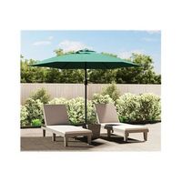 bambu sombrilla verde hexagonal de 3 m con manivela de 38mm ub02d