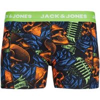 jack  jones boxer 12246408 jacskulls trunk sn black blue rose para hombre