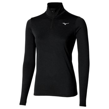 Mizuno Core Impulse Half Zip  Camiseta de running Mujeres - negro