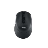 raton nilox nxmws101 inalambrico 1600 dpi negro 4 botones ergonomico